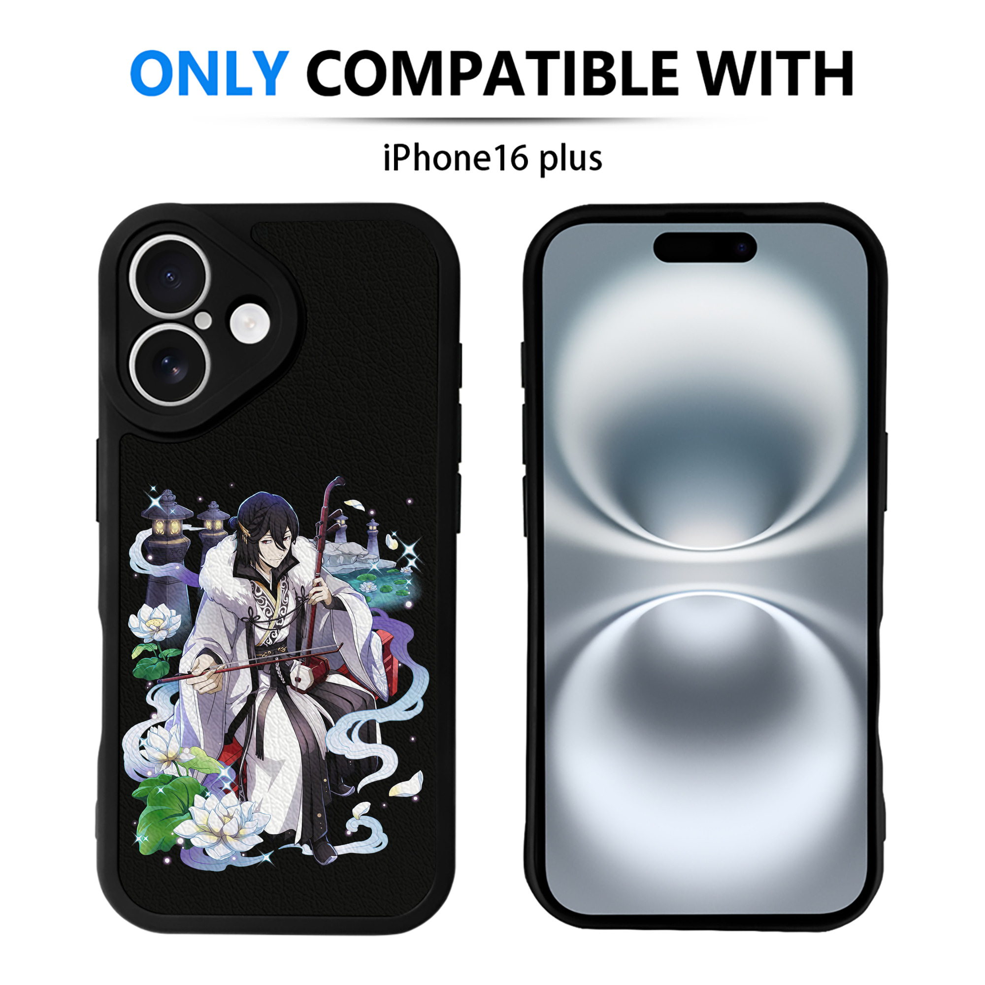 （画像用） 文豪ストレイドッグス Bungo Stray Dogs 【iPhone 16シリーズ対応】シリコンスマホケース（レザー調） 材質：シリコン
